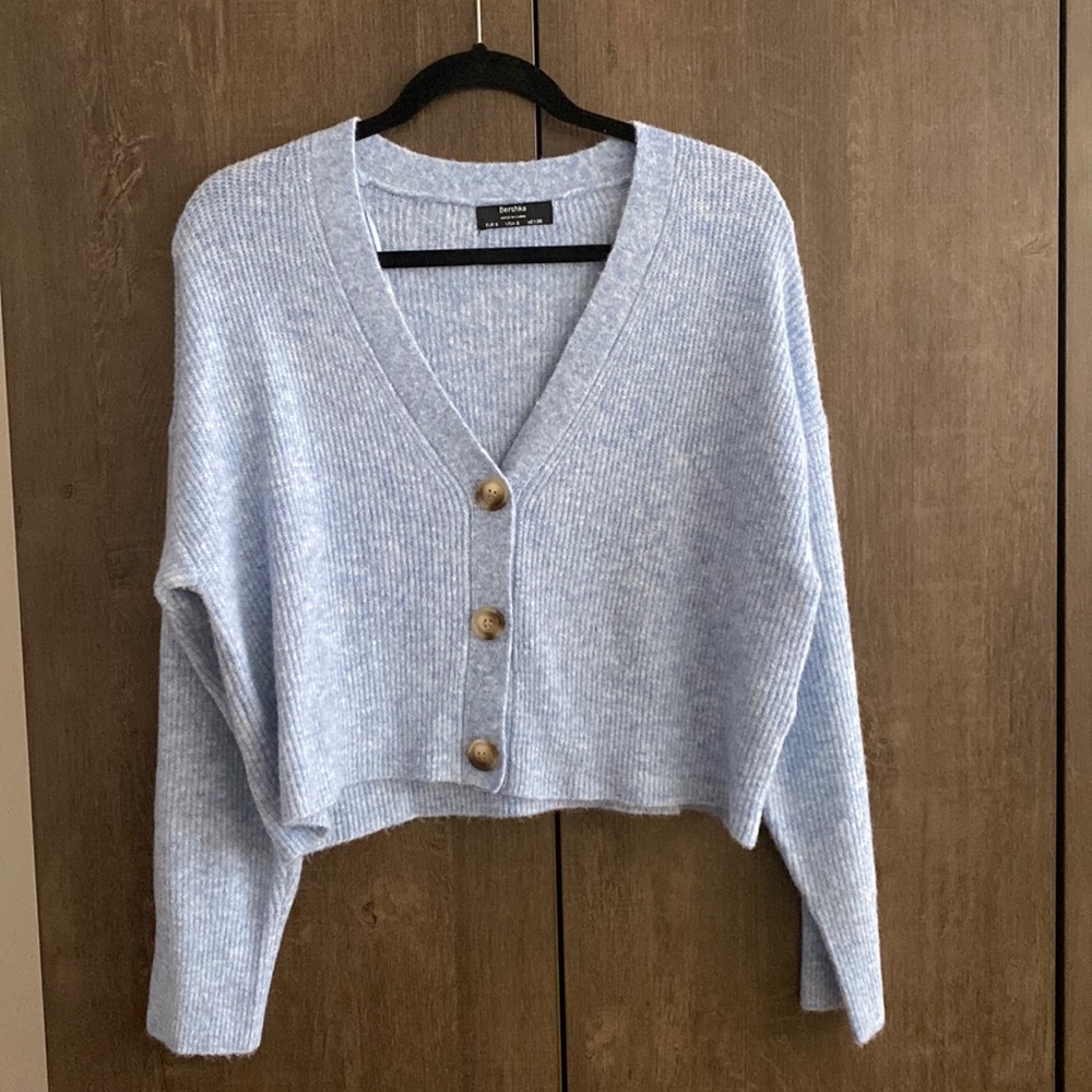 Bershka Button Down Sweater